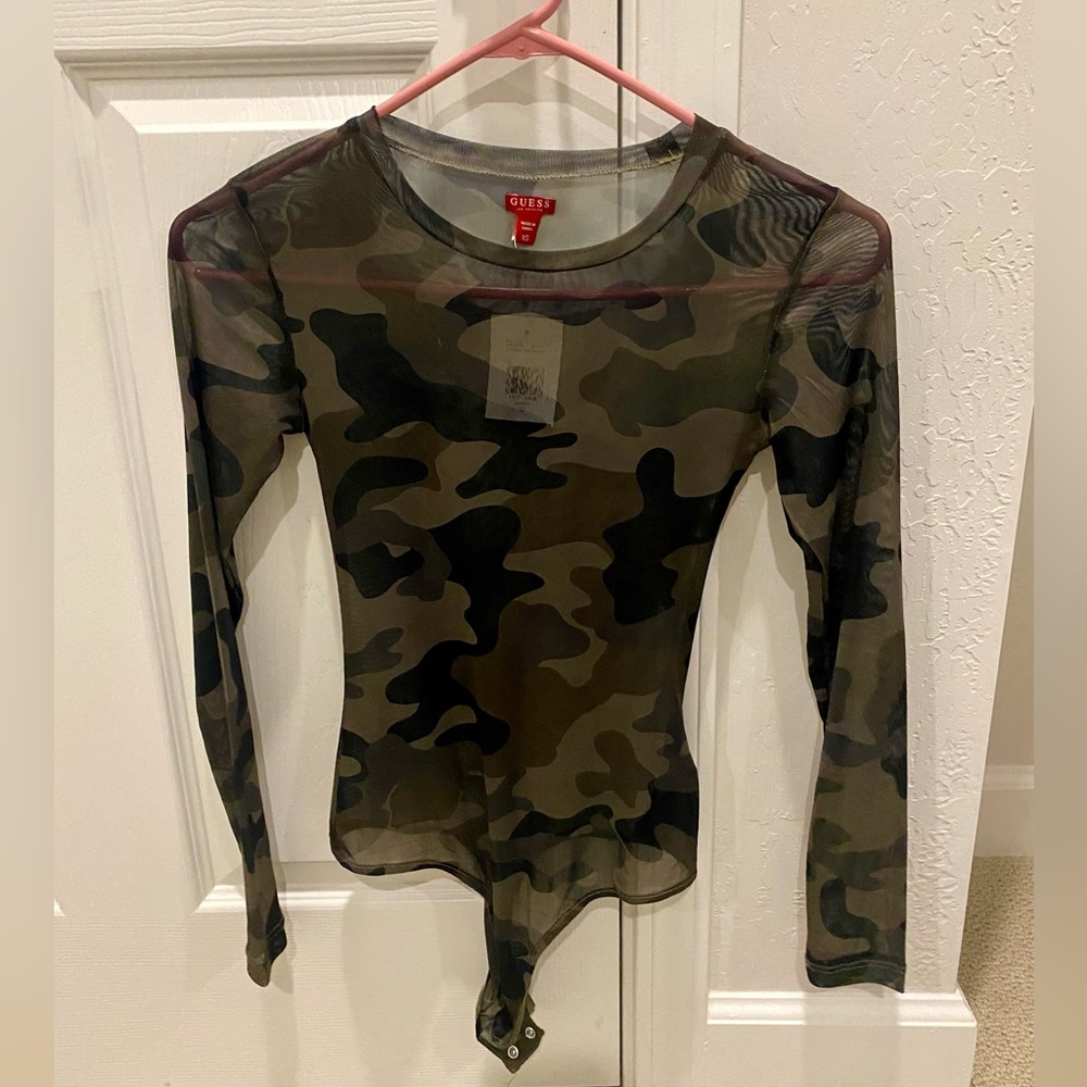 See-Through Camo / Camouflage Bodysuit